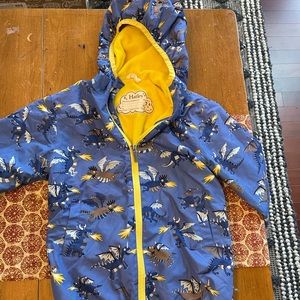 Blue Hatley size 7 rain coat boys